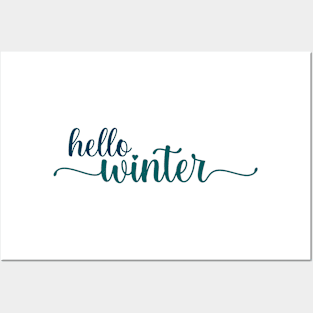 Hello winter Posters and Art